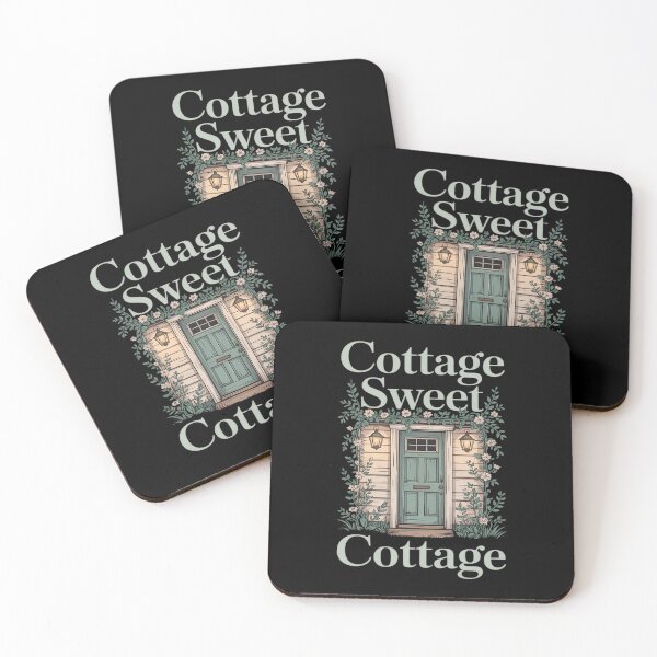 Item preview, Cottage Sweet Cottage Forest Door Art designed and sold by petrichorsworld.