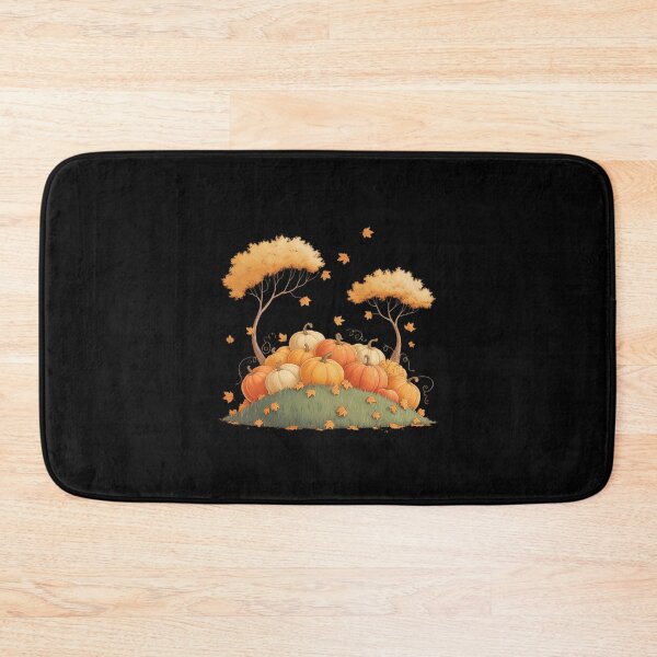 Item preview, Cottagecore Autumn Pumpkin Harvest Moon Fall designed and sold by petrichorsworld.