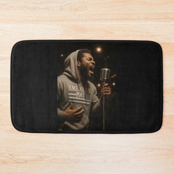 Item preview, American Poet - Grey and Black designed and sold by Antuan Simmons.
