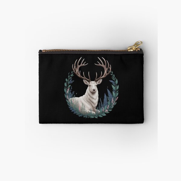 Item preview, Cottagecore Forest Deer Whimsigoth Naturecore Botanic Stag designed and sold by petrichorsworld.