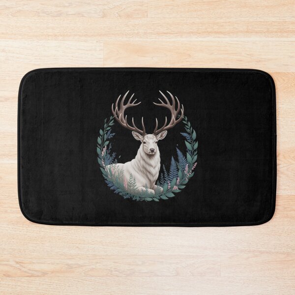 Item preview, Cottagecore Forest Deer Whimsigoth Naturecore Botanic Stag designed and sold by petrichorsworld.