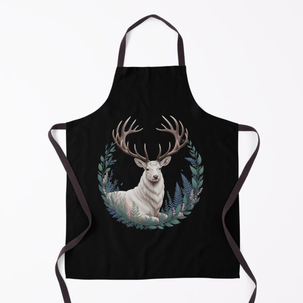 Item preview, Cottagecore Forest Deer Whimsigoth Naturecore Botanic Stag designed and sold by petrichorsworld.