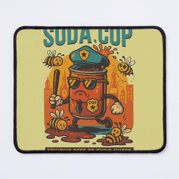 Item preview, Soda Cop – Bringing Bees to Their Knees | Funny Wordplay Shir designed and sold by JonelCrafts.