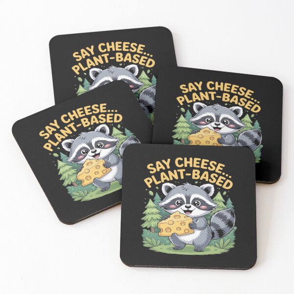 Item preview, Cottagecore Forest Raccoon Plant-Based Cheese designed and sold by petrichorsworld.