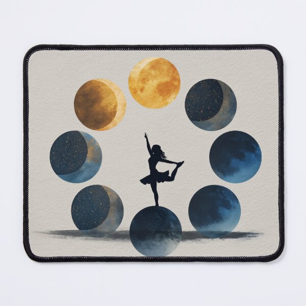Item preview, Boho Moon Phases Yoga designed and sold by Das Leben - Eine Hassliebe.