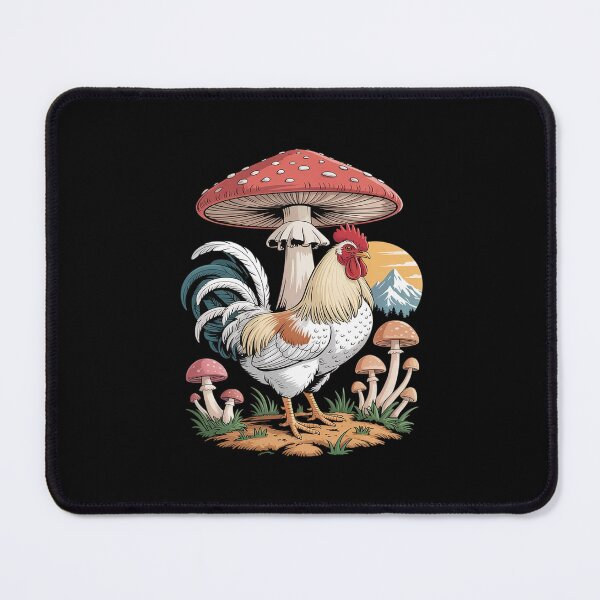 Item preview, Cottagecore Nature Mountain Mushroom Women Farm Chicken designed and sold by petrichorsworld.