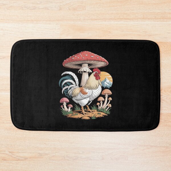Item preview, Cottagecore Nature Mountain Mushroom Women Farm Chicken designed and sold by petrichorsworld.