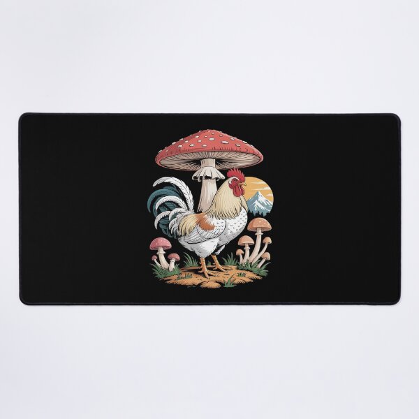 Item preview, Cottagecore Nature Mountain Mushroom Women Farm Chicken designed and sold by petrichorsworld.
