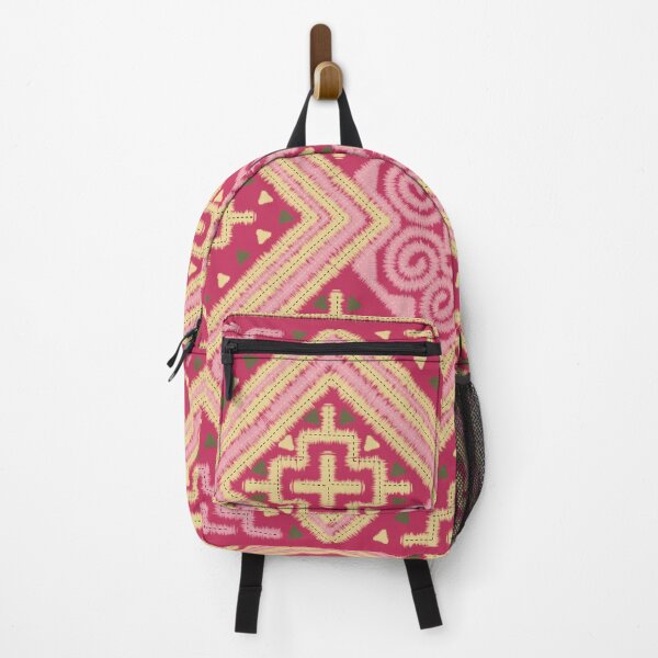 Item preview, Radiant Pink Tribal Spirit – Bold Geometric Ethnic Design designed and sold by Dintheo.