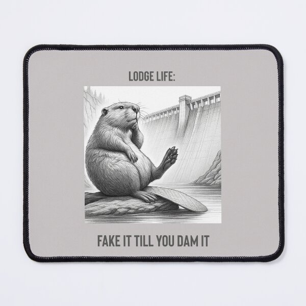 Item preview, Beaver Goals: Lodge Life Flex – Fake It Till You Dam It designed and sold by JonelCrafts.