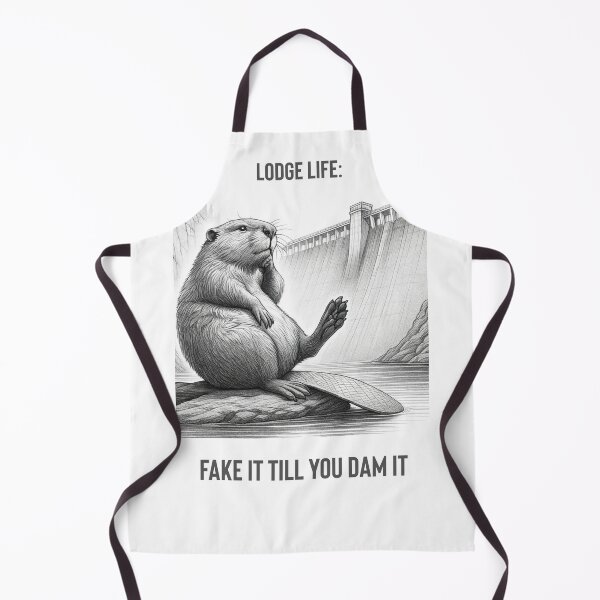 Item preview, Beaver Goals: Lodge Life Flex – Fake It Till You Dam It designed and sold by JonelCrafts.