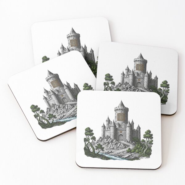 Item preview, Hilltop Fortress by the Stream designed and sold by CelticSoulShop.