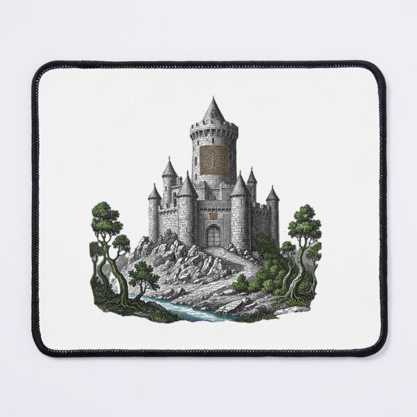 Item preview, Hilltop Fortress by the Stream designed and sold by CelticSoulShop.