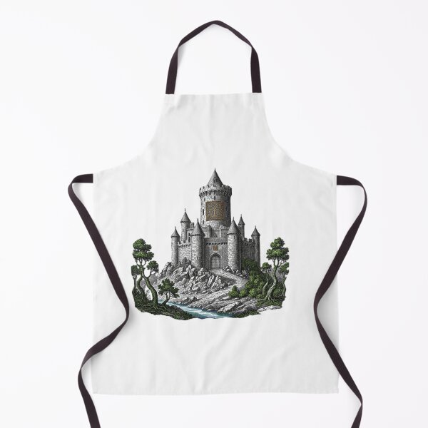 Item preview, Hilltop Fortress by the Stream designed and sold by CelticSoulShop.