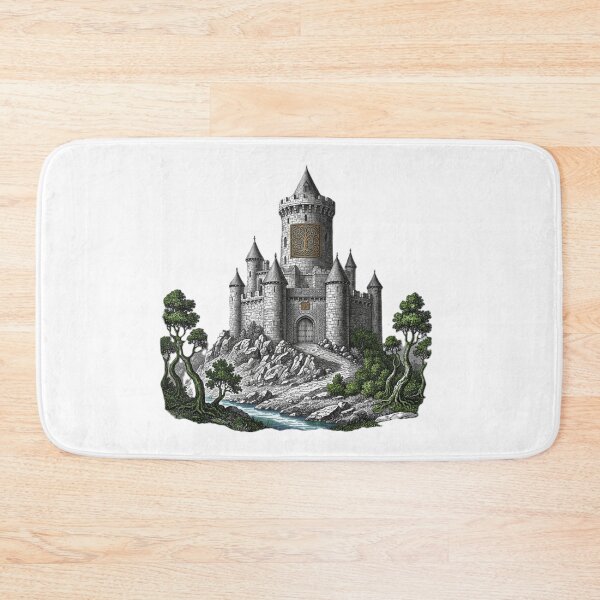 Item preview, Hilltop Fortress by the Stream designed and sold by CelticSoulShop.