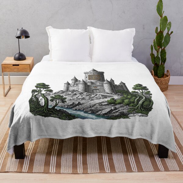 Item preview, Hilltop Fortress by the Stream designed and sold by CelticSoulShop.