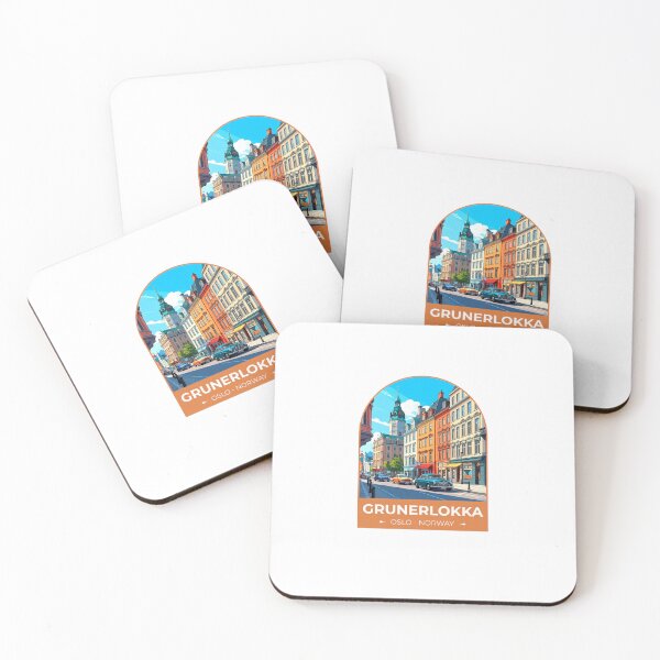 Item preview,  Grunerlokka Oslo Norway Vintage Travel  designed and sold by TulipaGraphics.