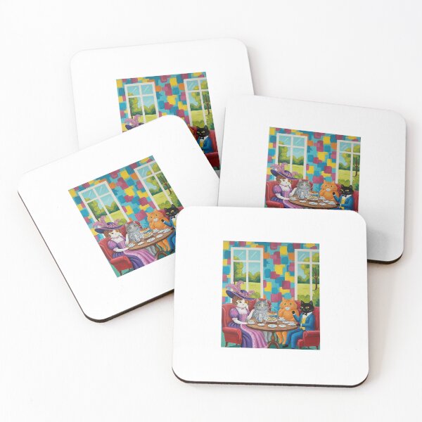 Item preview, A Very Proper & Playful Tea Party designed and sold by nekoartgalerie.