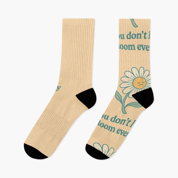 Item preview, You Don’t Have to Bloom Everyday - Motivational Daisy Quote designed and sold by Still Breathing Studio.