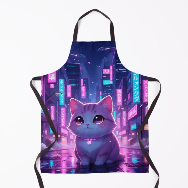 Item preview, Feline Gleam in the Streets of Tokyo designed and sold by Lunatik Cat.