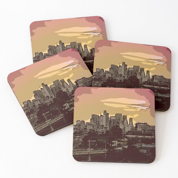 Item preview, Golden Hour Over Los Angeles designed and sold by Srphotola.