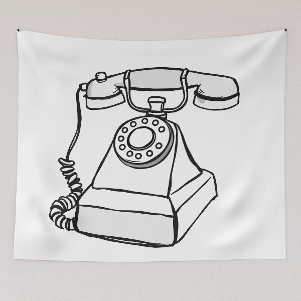 Item preview, Retro Telephone designed and sold by GraphicsClub.