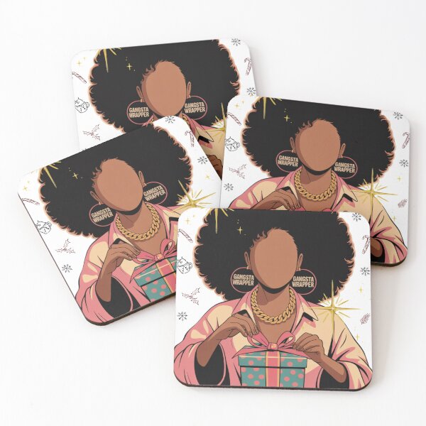 Artikelvorschau, Gangsta-Geschenkverpackung im Afro-Stil – Lustige Geschenkverpackung für die Feiertage entworfen und verkauft von K-Lux.