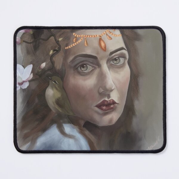 Item preview, Girl with flowers designed and sold by IndreJanusausk.
