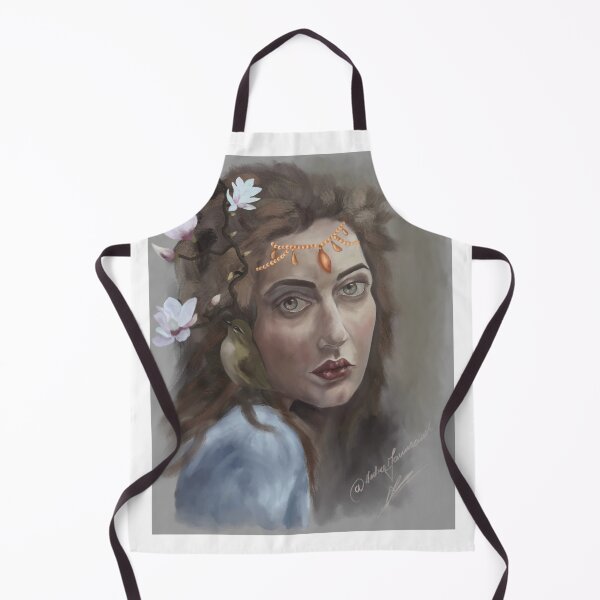 Item preview, Girl with flowers designed and sold by IndreJanusausk.