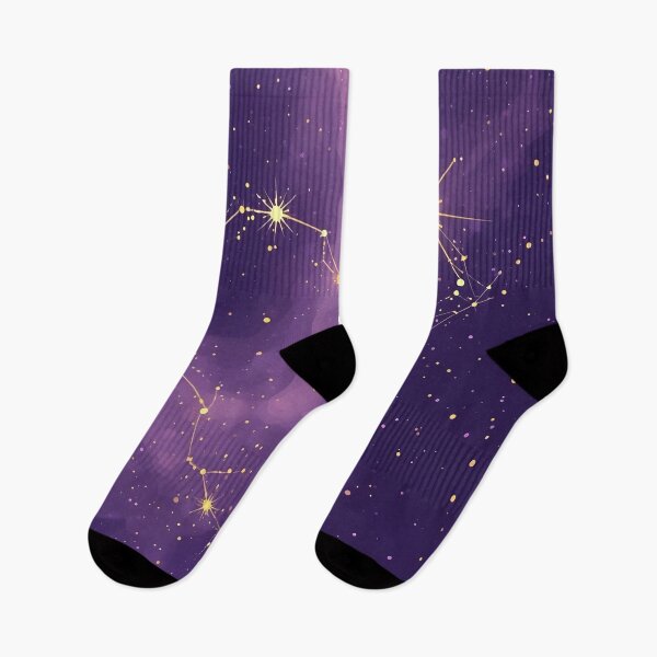 Item preview, Abstract Purple Universe – Golden Constellations of Unity designed and sold by Valeree Store.