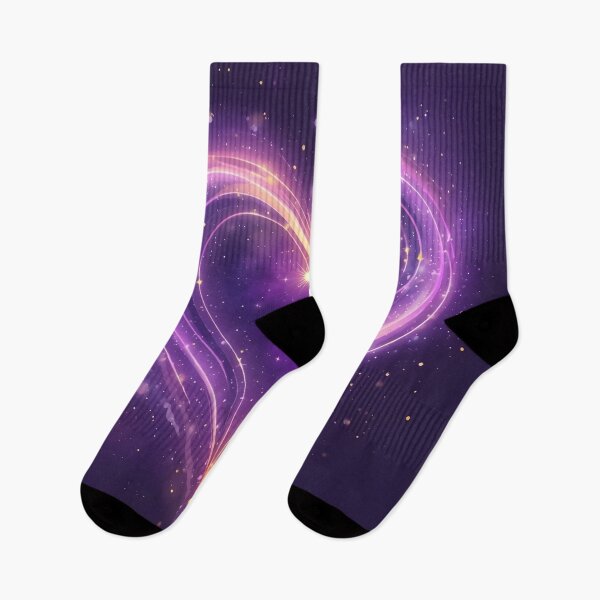 Item preview, Heart Constellation Sky – Dreamy Purple Universe Art designed and sold by Valeree Store.