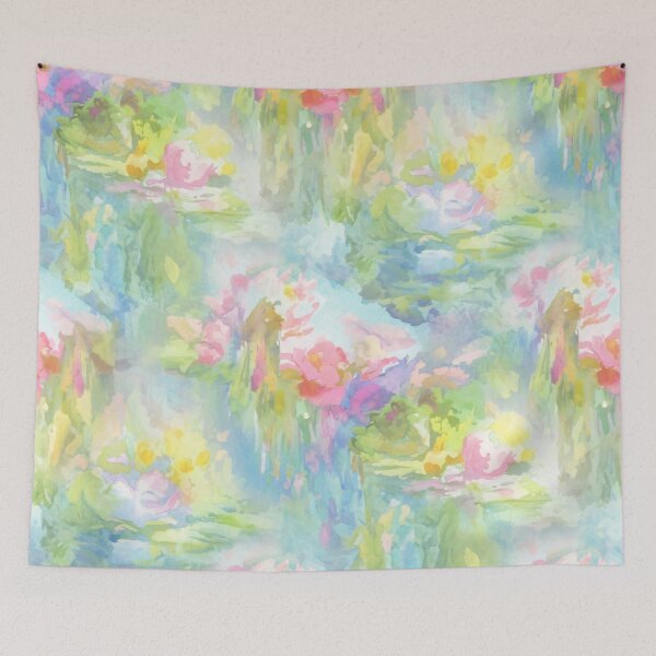 Item preview, Impressionist Garden Reflections designed and sold by Kaleidoscope Print.
