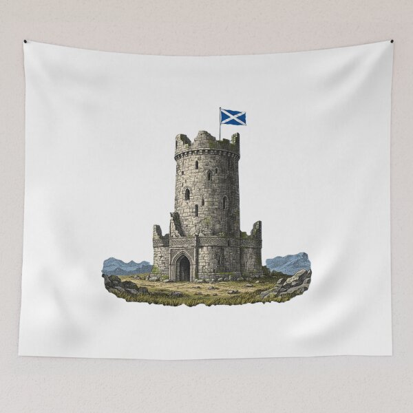 Item preview, The Highland Sentinel Tower   designed and sold by CelticSoulShop.