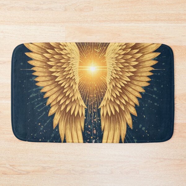 Item preview, Celestial Golden Wings – Vibrant Angelic Energy Vector Artwork designed and sold by Valeree Store.