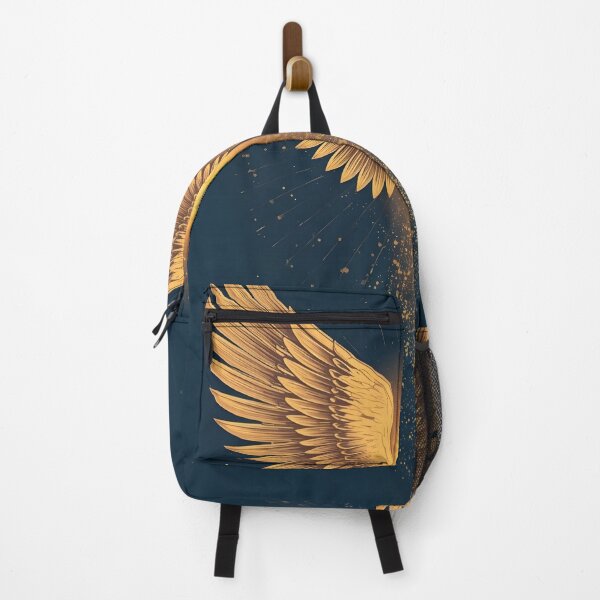 Item preview, Sun-Kissed Angel Wings – Hope and Freedom Digital Illustration designed and sold by Valeree Store.