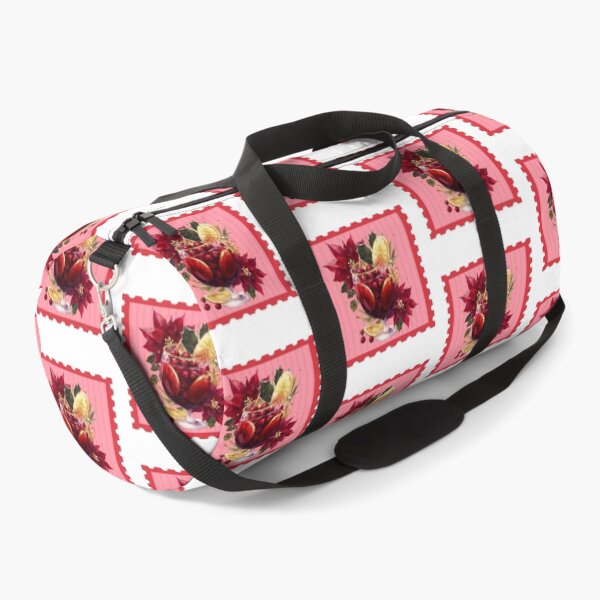 Item preview, Festive Sangria with Cranberries and Poinsettias designed and sold by Anastasiia Yurevych.
