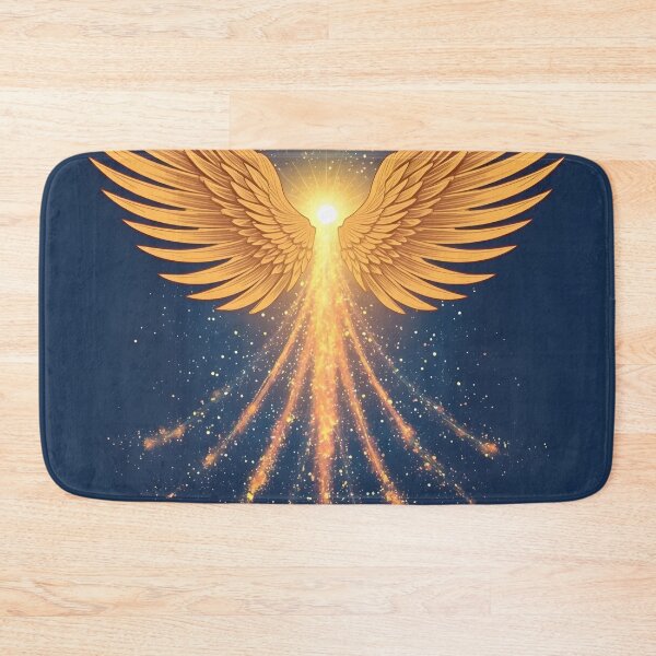 Item preview, Golden Angel Wings – Shimmering Celestial Fantasy Vector Design designed and sold by Valeree Store.