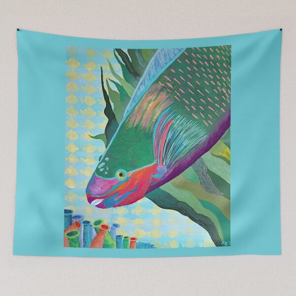 Item preview, Hawaiian parrot fish designed and sold by djbarland.