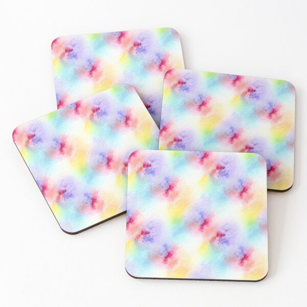 Item preview, Rainbow Watercolor Mist designed and sold by Kaleidoscope Print.