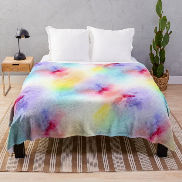 Item preview, Rainbow Watercolor Mist designed and sold by Kaleidoscope Print.