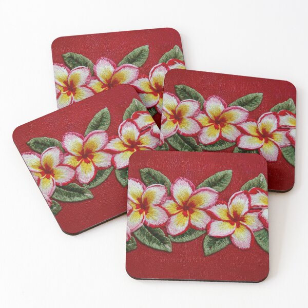 Item preview, Plumeria Red Desire designed and sold by scicilysimonee.