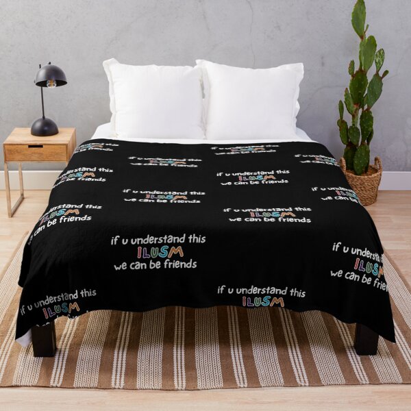 Item preview, “If You Understand This ILUSM Then We Can Be Friends” – Funny Internet Slang Quote designed and sold by GracefulPODshop.