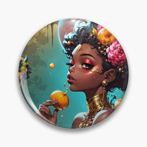 Item preview, Gluttony — Afro-Surreal Banquet Sovereign designed and sold by KaoticMindZ.