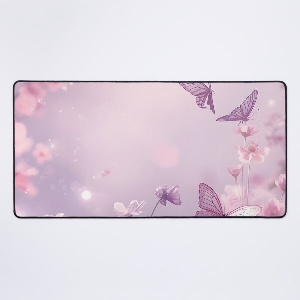 Aperçu de l'œuvre Rêve de printemps – Aquarelle de papillons et de fleurs épanouies créée et vendue par Valeree Store.
