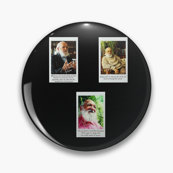 Item preview, Paulo Freire Sticker Set / T Shirt designed and sold by DiverseDazzle.