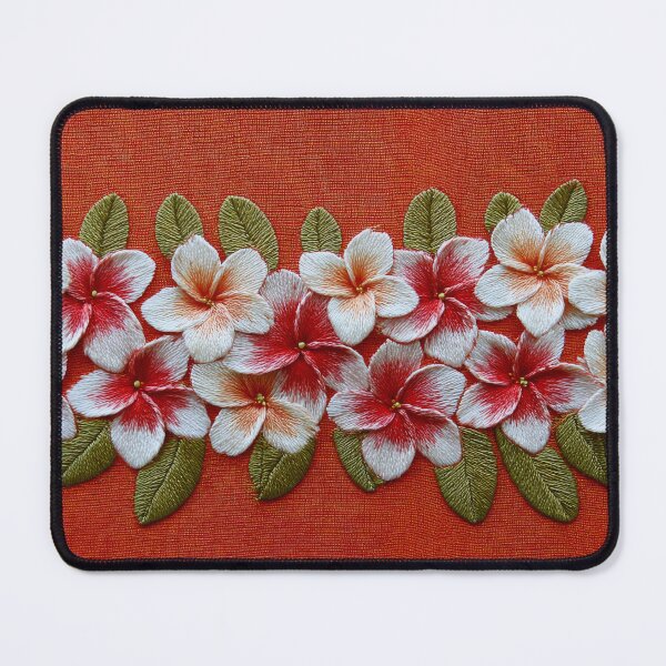 Item preview, Plumeria Burnt Orange Elegance designed and sold by scicilysimonee.