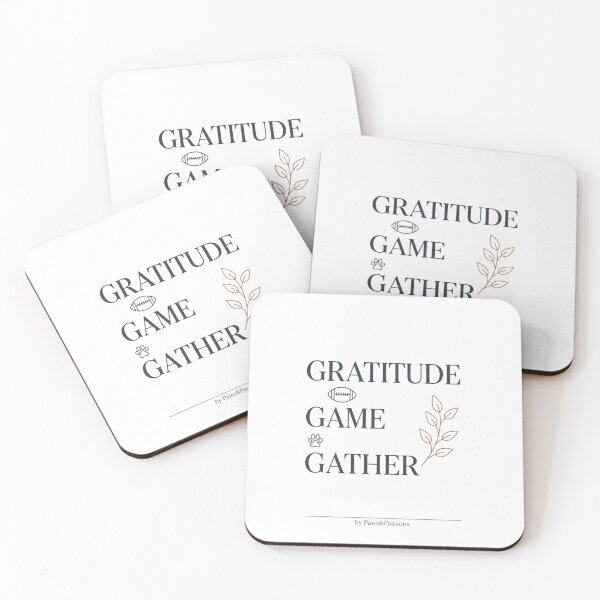 Item preview, Thanksgiving Football Dog - Gratitude Game Gather designed and sold by PawsAndPassions.