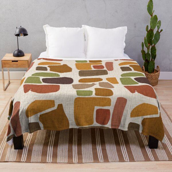 Item preview, Retro Organic Shapes designed and sold by Kaleidoscope Print.