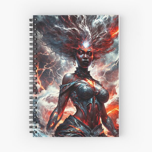 Item preview, Wrath — Afro-Surreal Storm-Crowned Warrior designed and sold by KaoticMindZ.