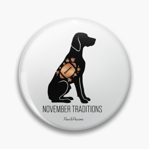 Item preview, Thanksgiving Football Dog November Traditions Design designed and sold by PawsAndPassions.